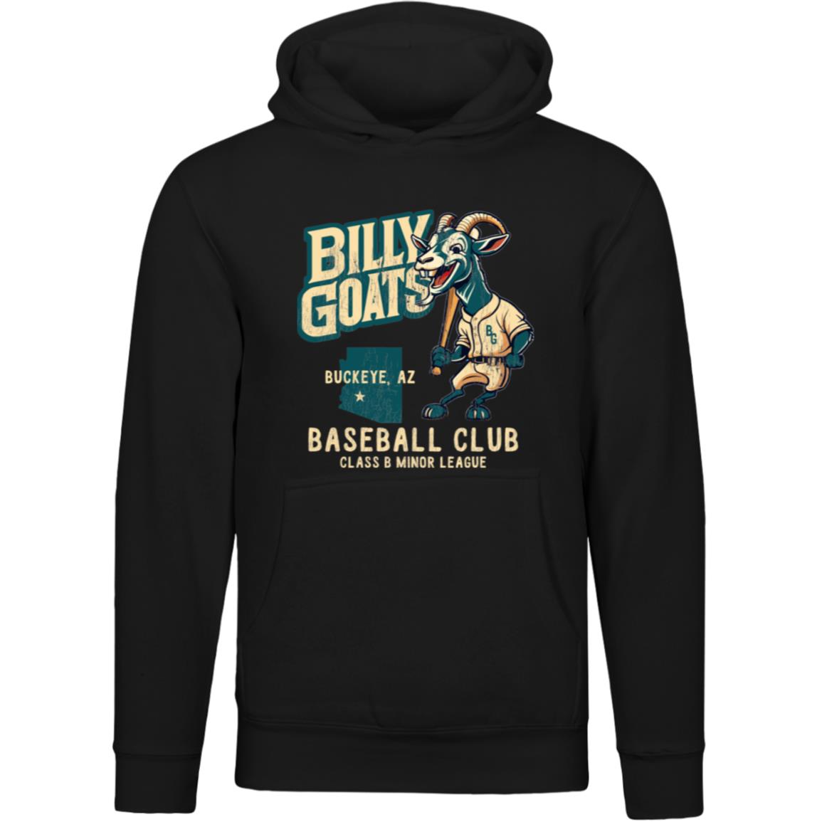 Buckeye Billy Goats Retro Minor League Baseball Team Unisex Luxury Hoodie