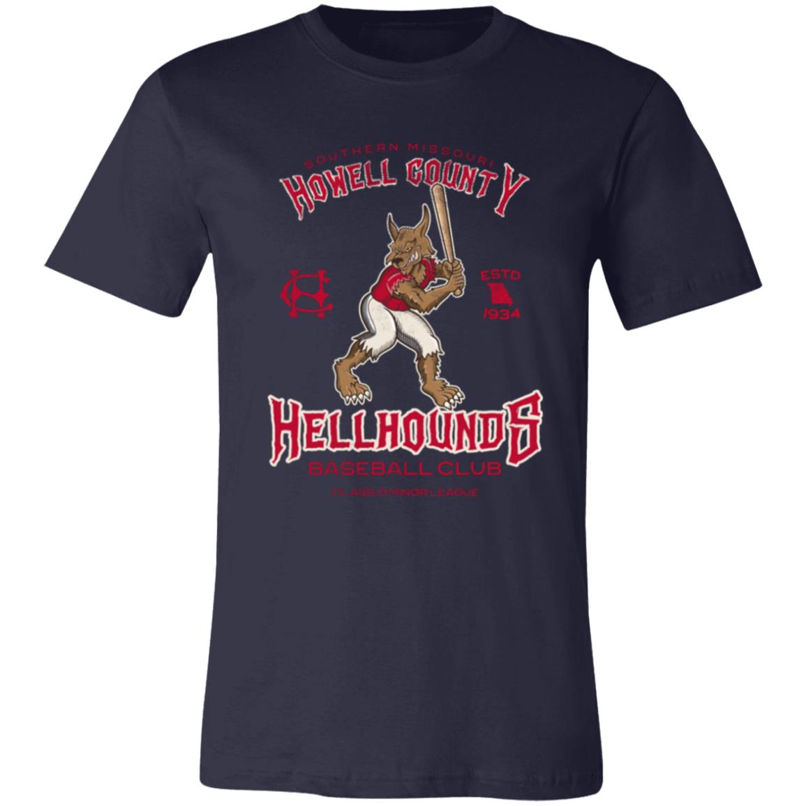 Howell County Hellhounds Baseball Team T-Shirt