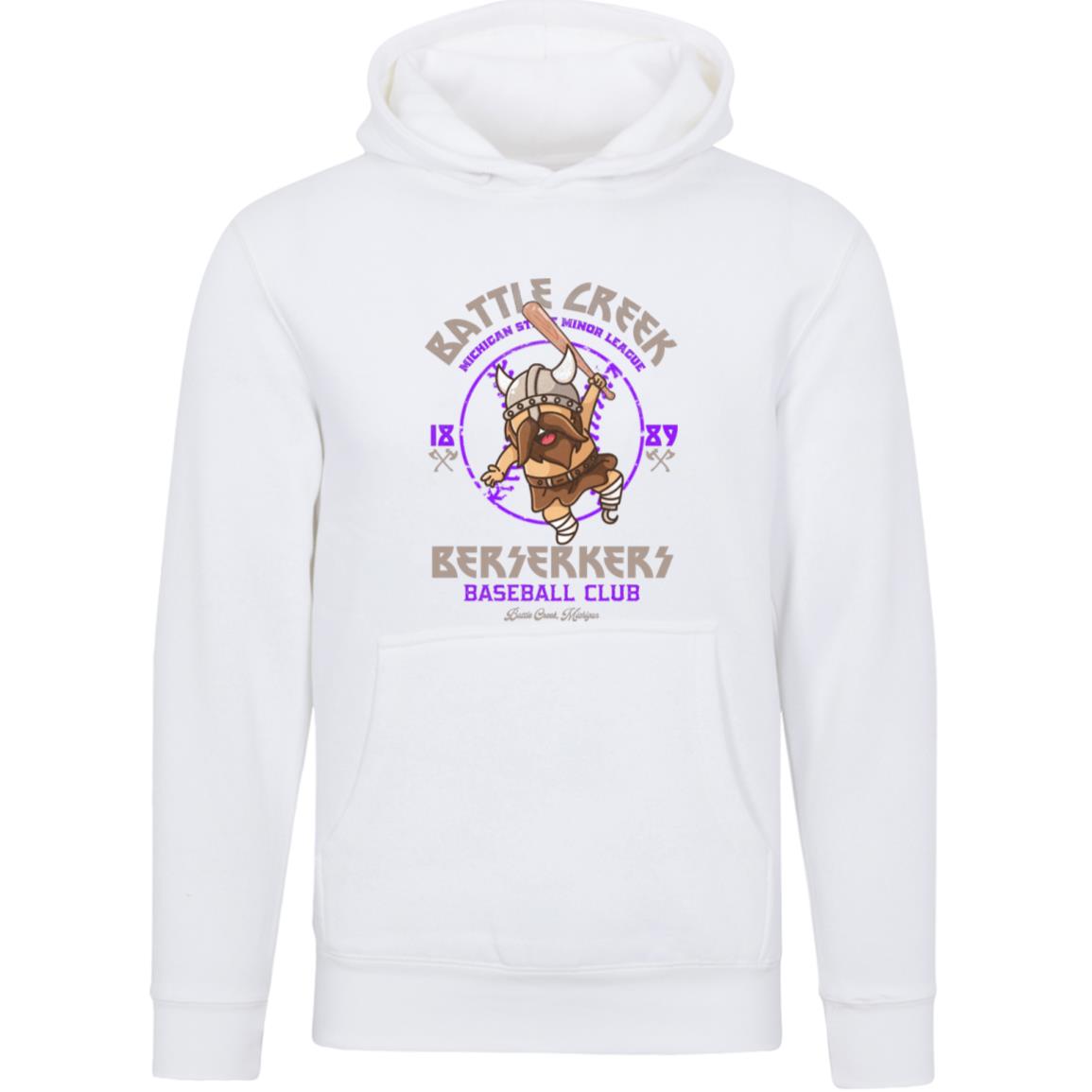 Battle Creek Berserkers Minor League Baseball Team Unisex Luxury Hoodie