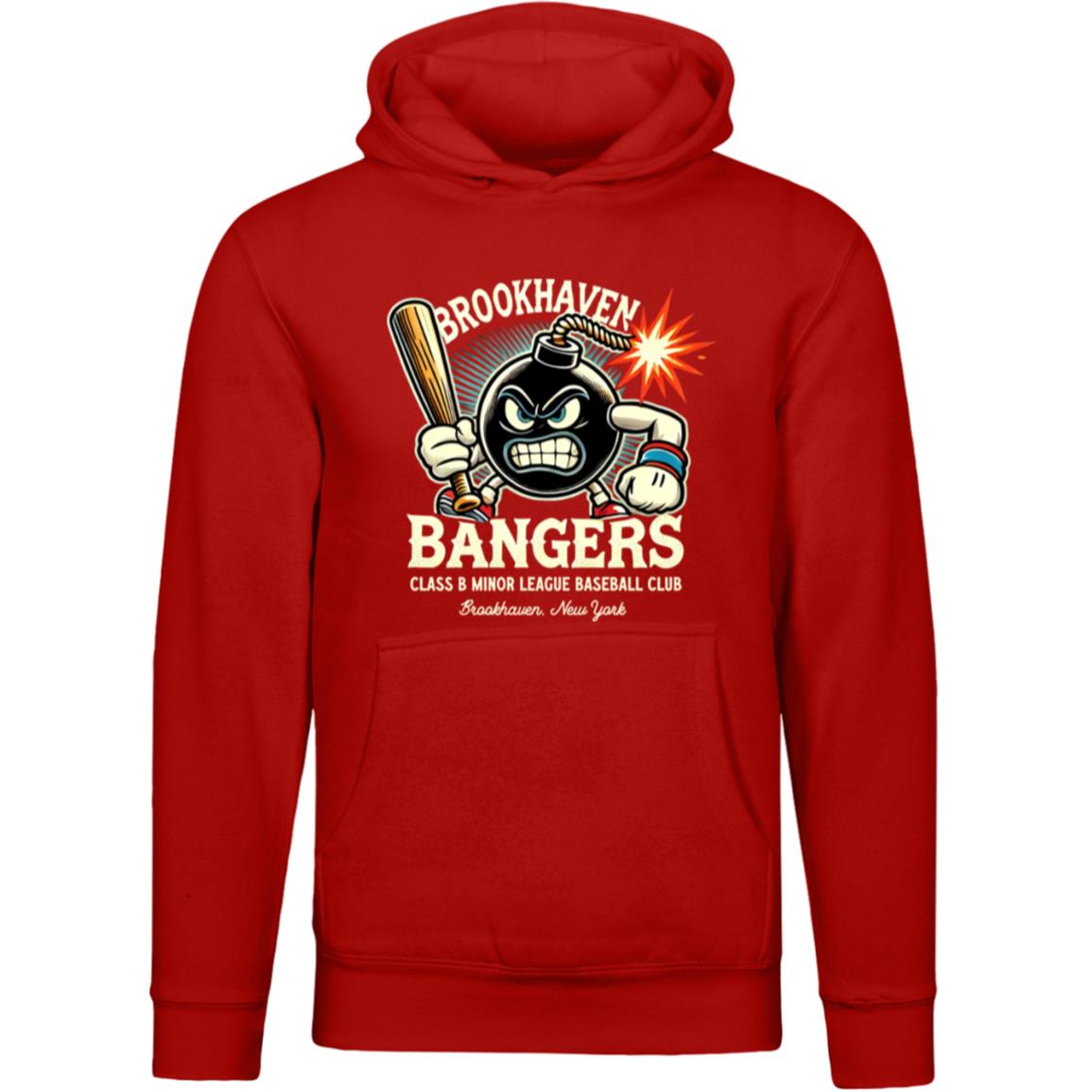 Brookhaven Bangers Minor League Baseball Team Unisex Luxury Hoodie