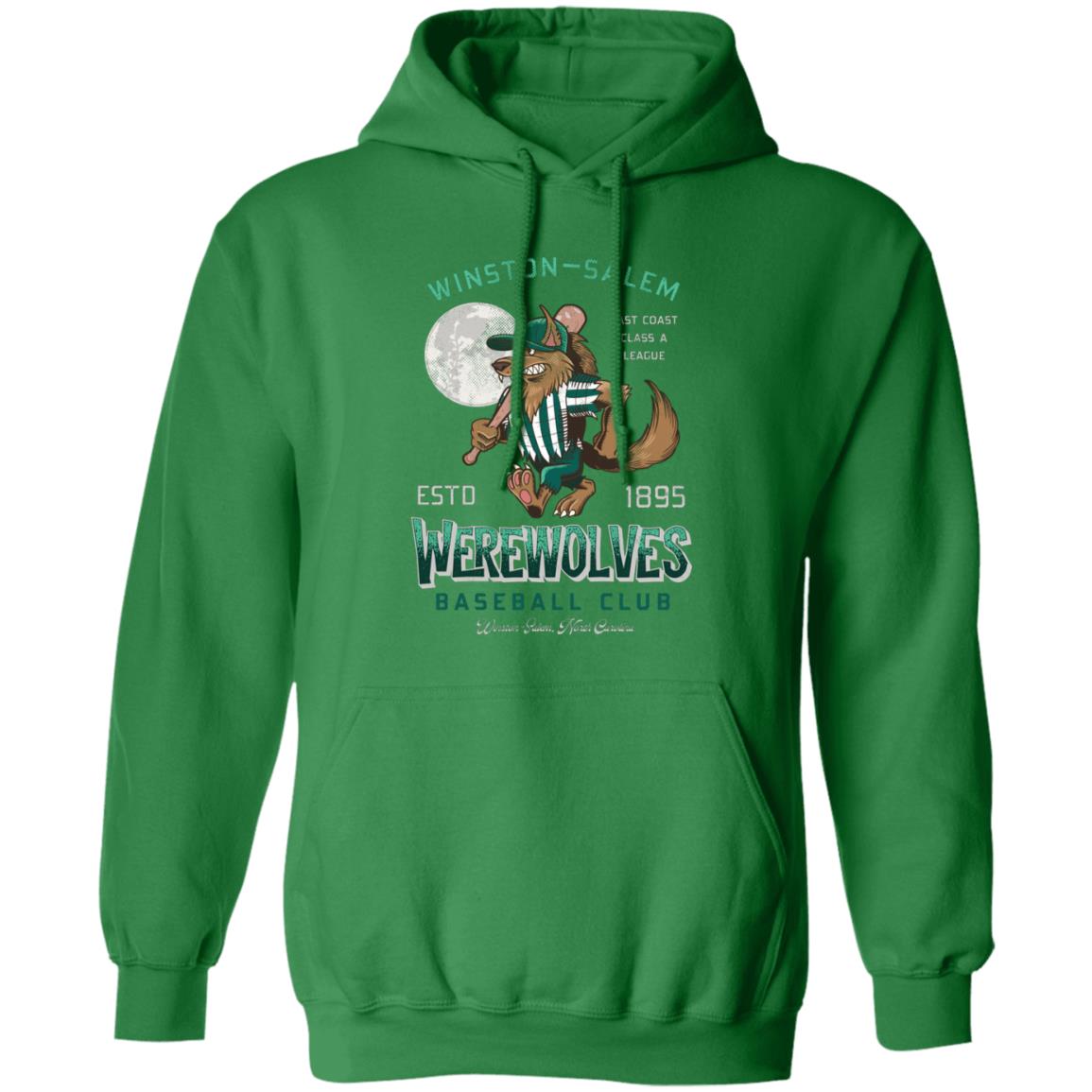 Winston-Salem Werewolves Retro Minor League Baseball Team-Unisex Premium Hoodie