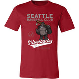 Seattle Silverbacks Retro Minor League Baseball Team T-Shirt