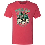 Honolulu Hoppers Minor League Baseball Team Triblend T-Shirt