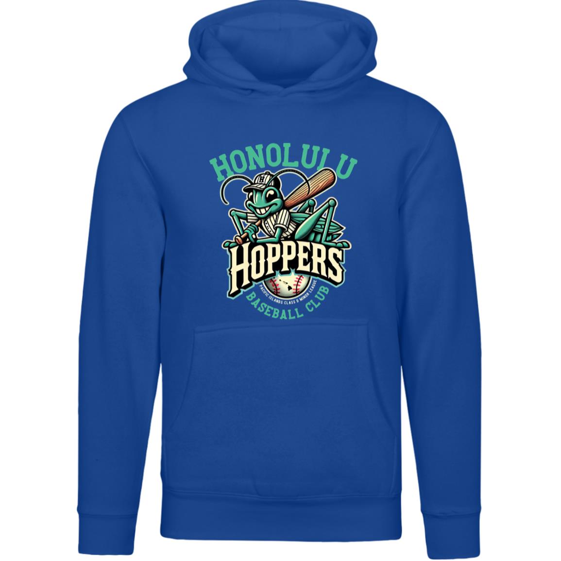 Honolulu Hoppers Minor League Baseball Team Unisex Luxury Hoodie