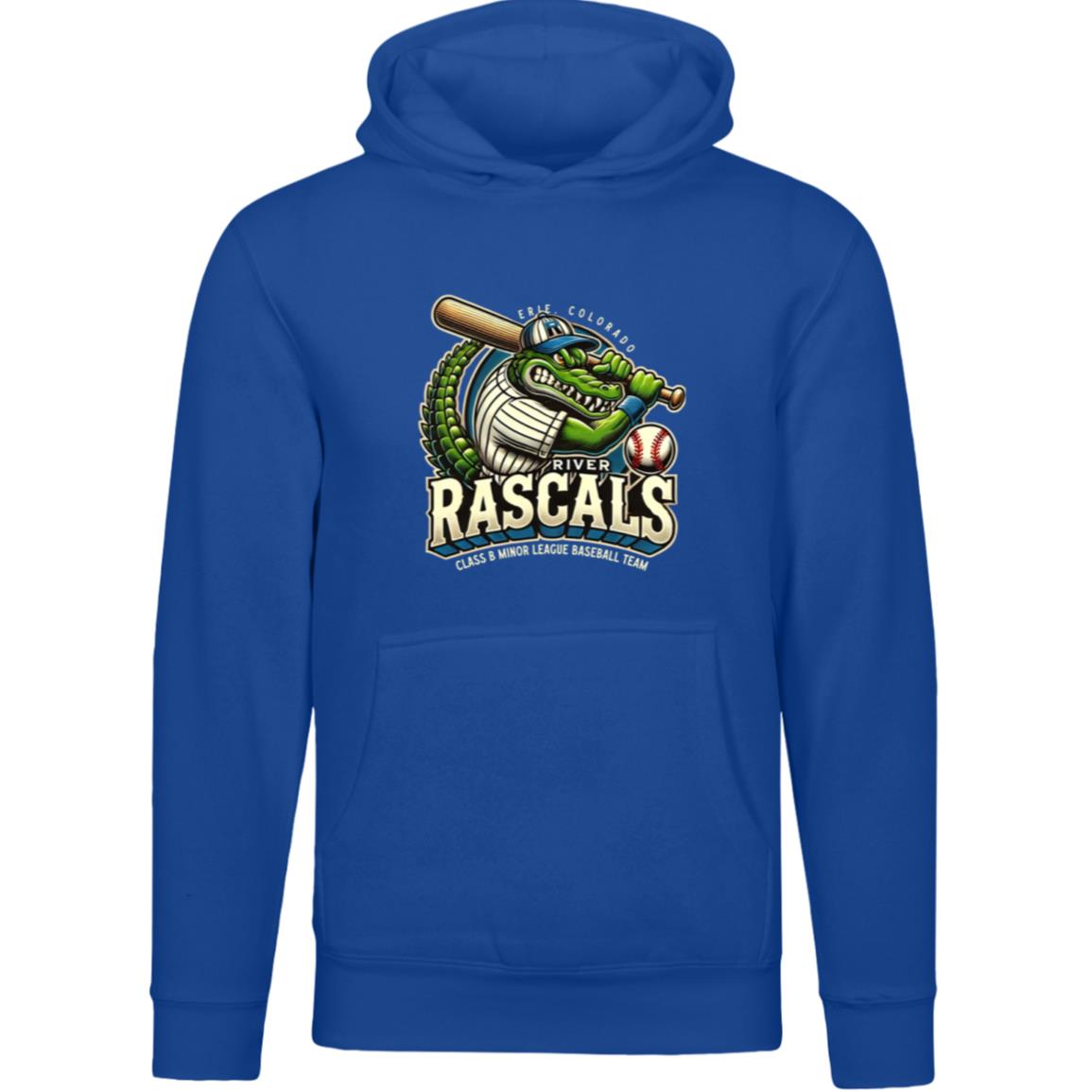 Erie River Rascals Minor League Baseball Team Unisex Luxury Hoodie