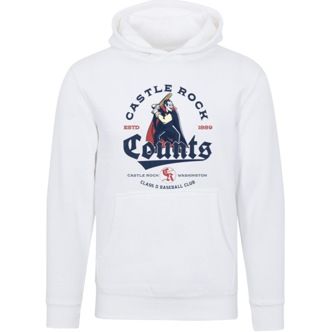 Castle Rock Counts Retro Minor League Baseball Team Unisex Luxury Hoodie