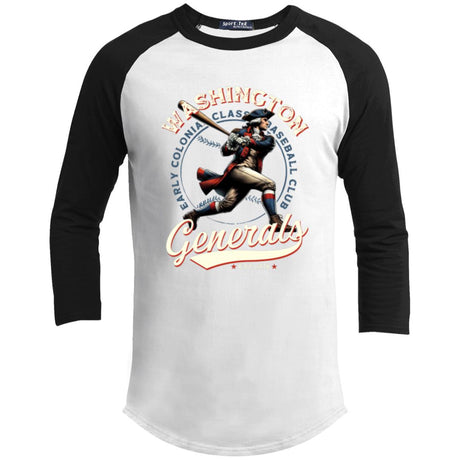 Washington Generals Retro Minor League Baseball Team-Youth 3/4 Raglan Sleeve Shirt