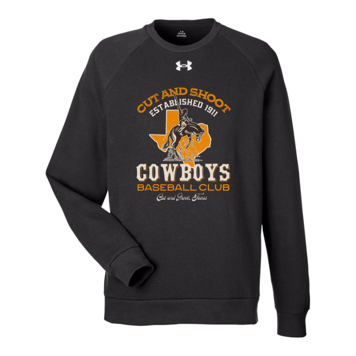 Cut and Shoot Texas Cowboys Minor League Baseball Team Under Armour Mens Sweatshirt