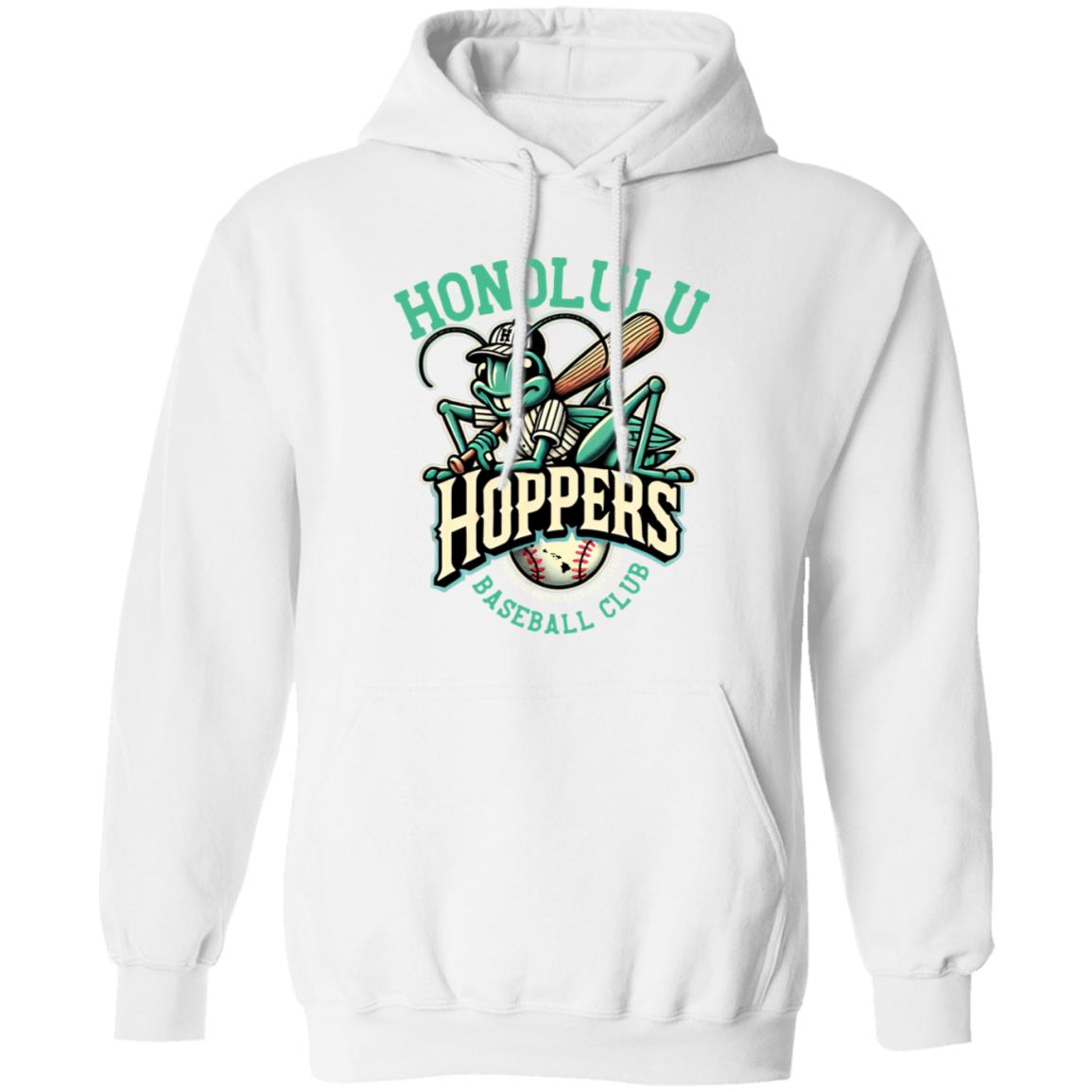 Honolulu Hoppers Minor League Baseball Team Pullover Hoodie