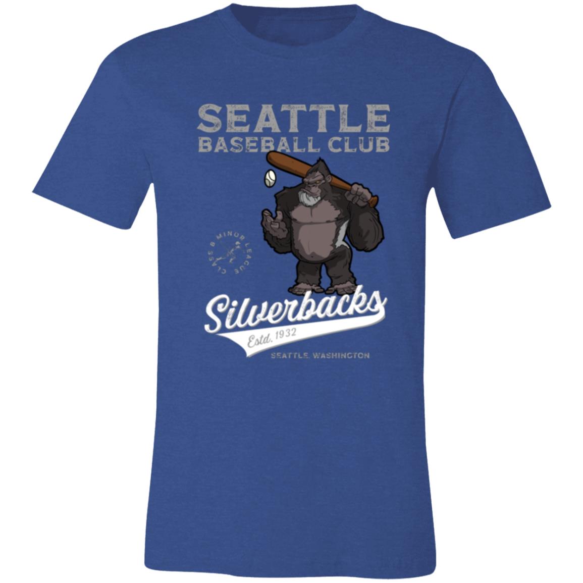 Seattle Silverbacks Retro Minor League Baseball Team T-Shirt