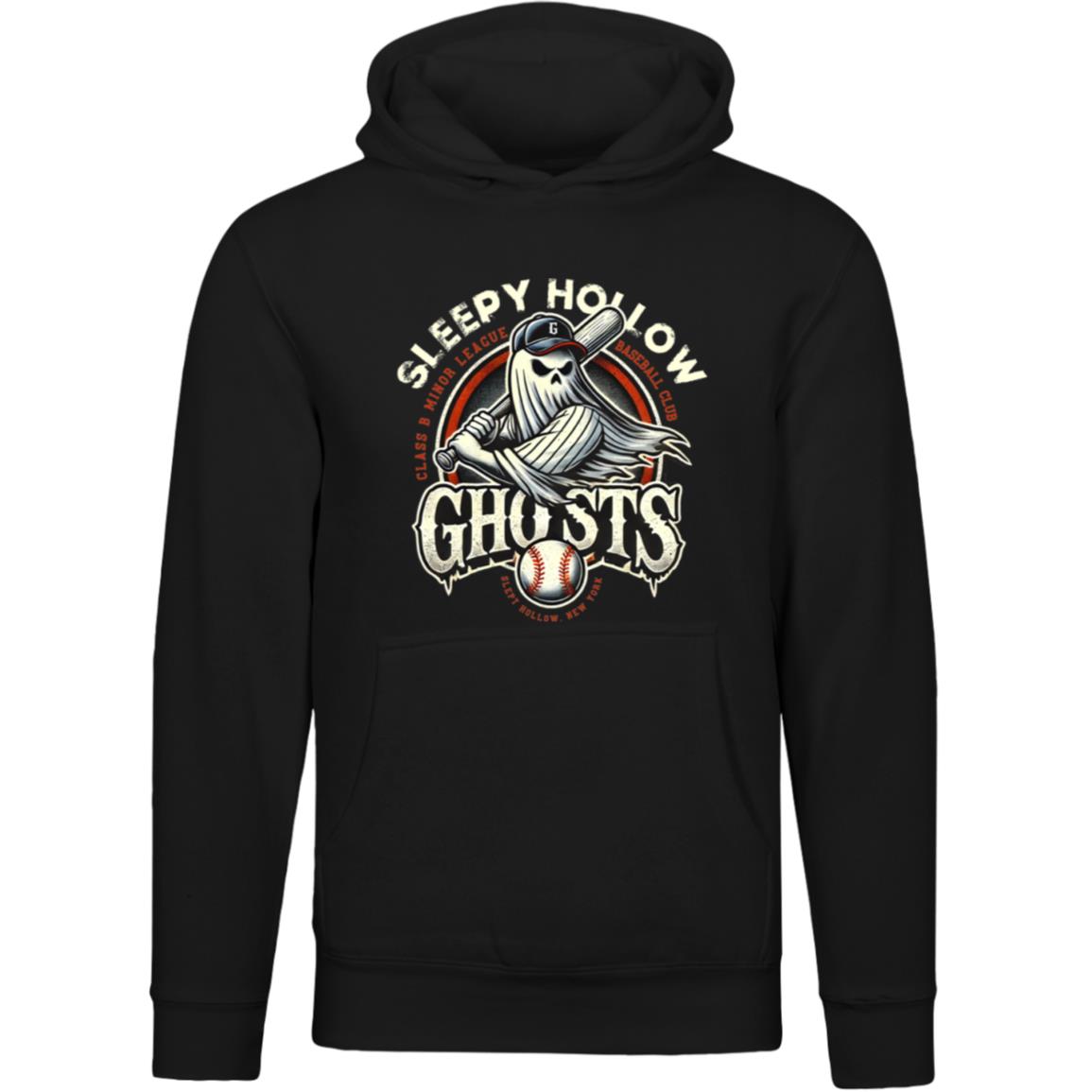 Sleep Hollow Ghosts Minor League Baseball Team Unisex Luxury Hoodie