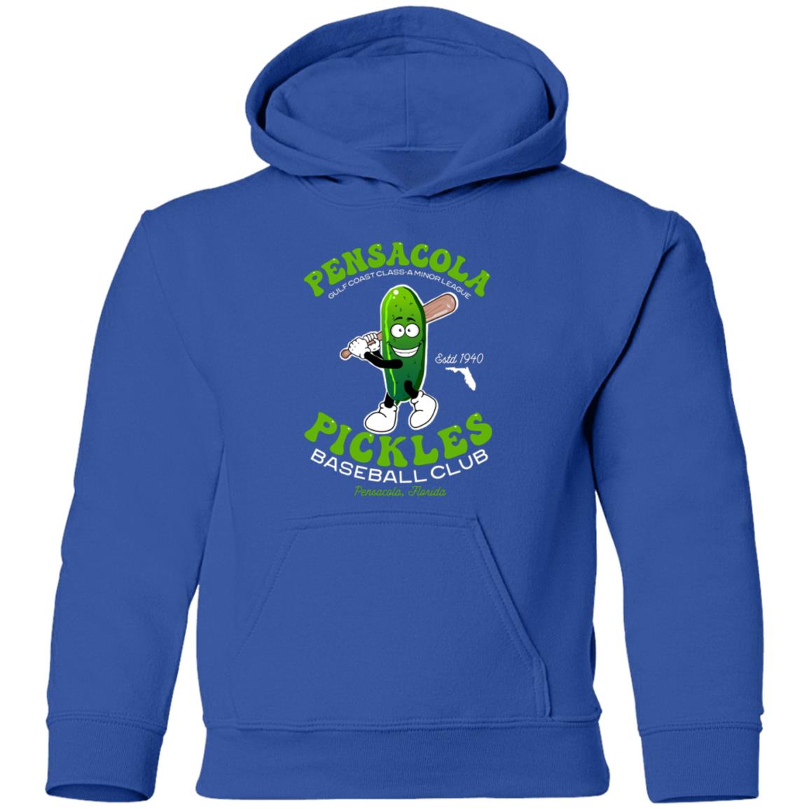 Pensacola Pickles Retro Minor League Baseball Team-Youth Pullover Hoodie