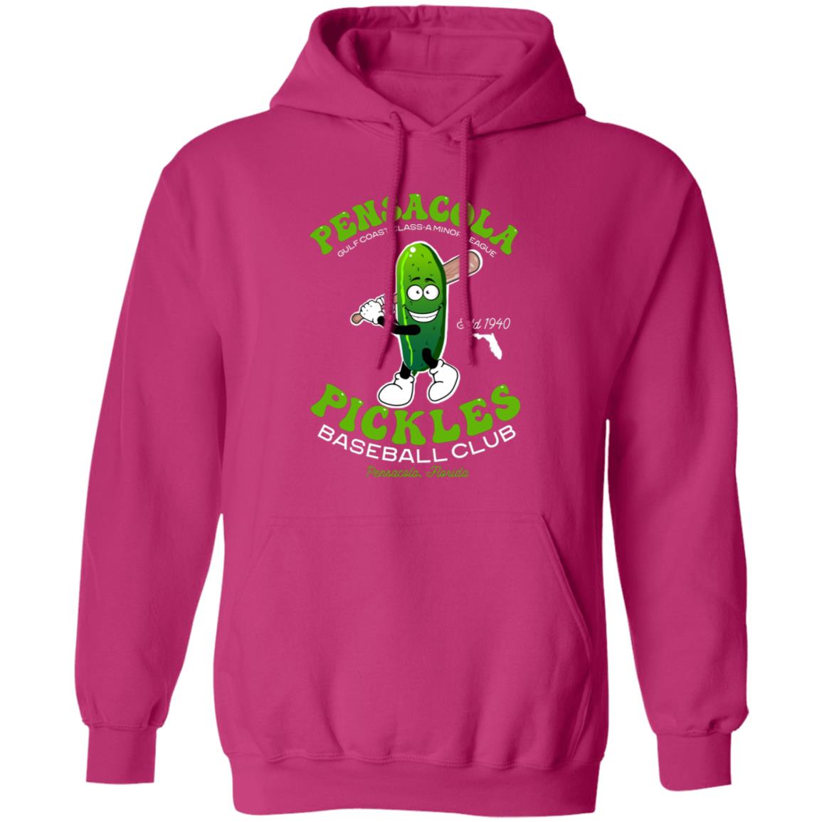 Pensacola Pickles Minor League Baseball Team Pullover Hoodie