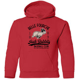 Belle Fourche Jack Rabbits Retro Minor League Baseball Team-Youth Pullover Hoodie