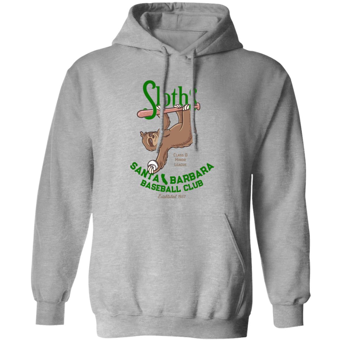 Santa Barbara Sloths Baseball Team Pullover Hoodie