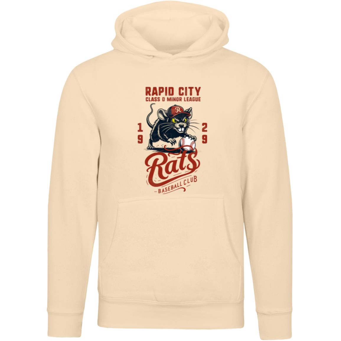 Rapid City Rats Retro Minor League Baseball Team-Unisex Luxury Hoodie