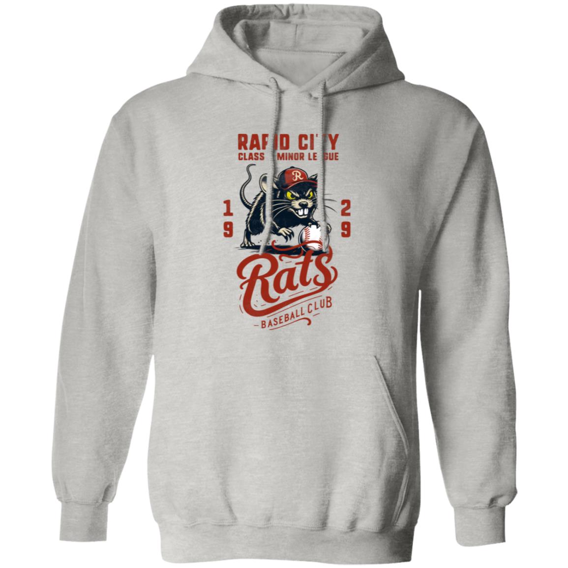 Rapid City Rats Baseball Team Pullover Hoodie