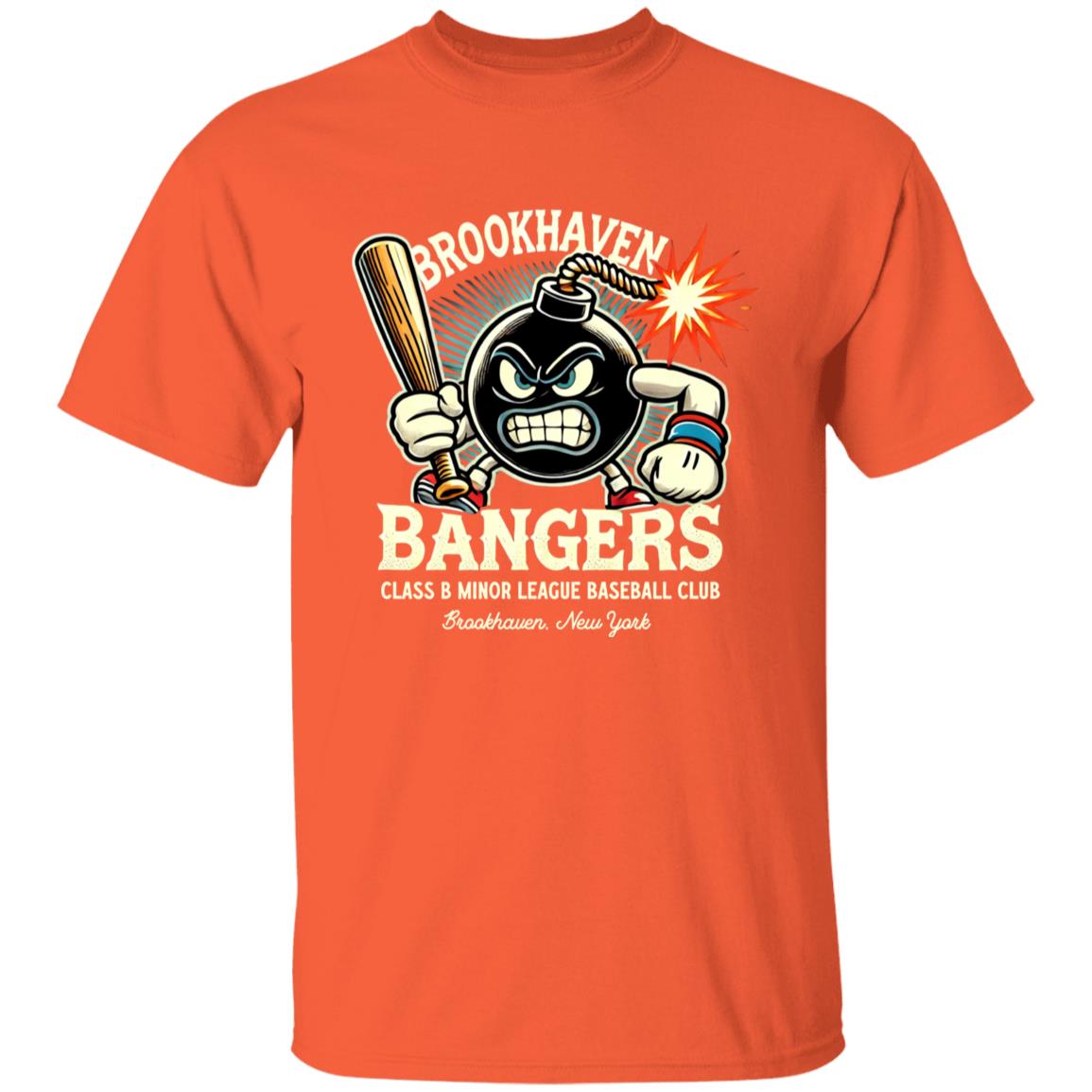 Brookhaven Bangers Minor League Baseball Team Youth  Cotton T-Shirt