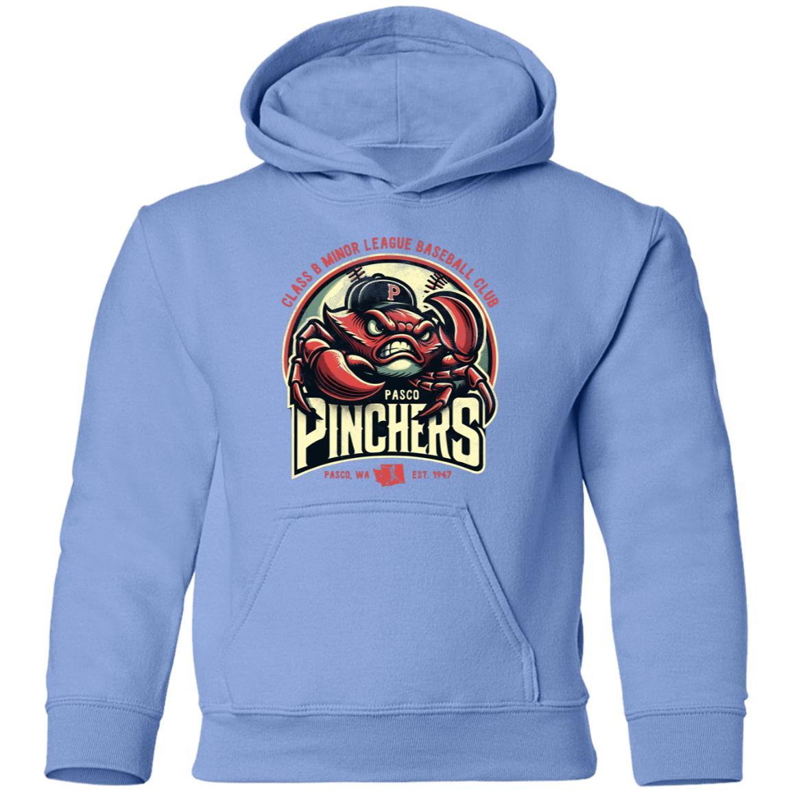 Paco Pinchers Retro Minor League Baseball Team Youth Pullover Hoodie