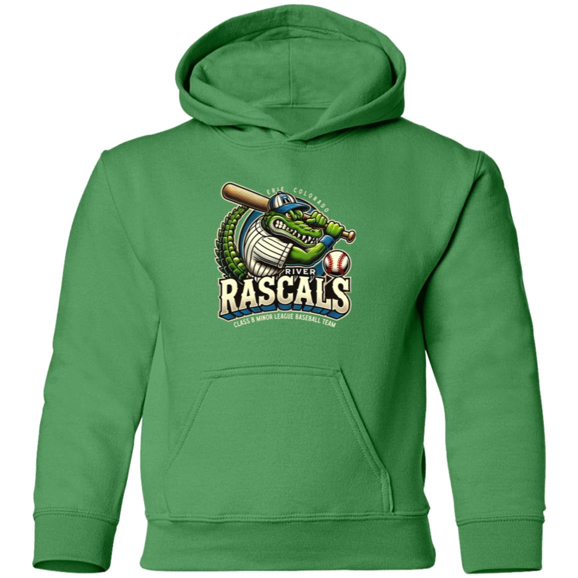 Erie River Rascals Minor League Baseball Team Youth Pullover Hoodie