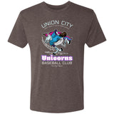 Union City Unicorns Minor League Baseball Team Triblend T-Shirt