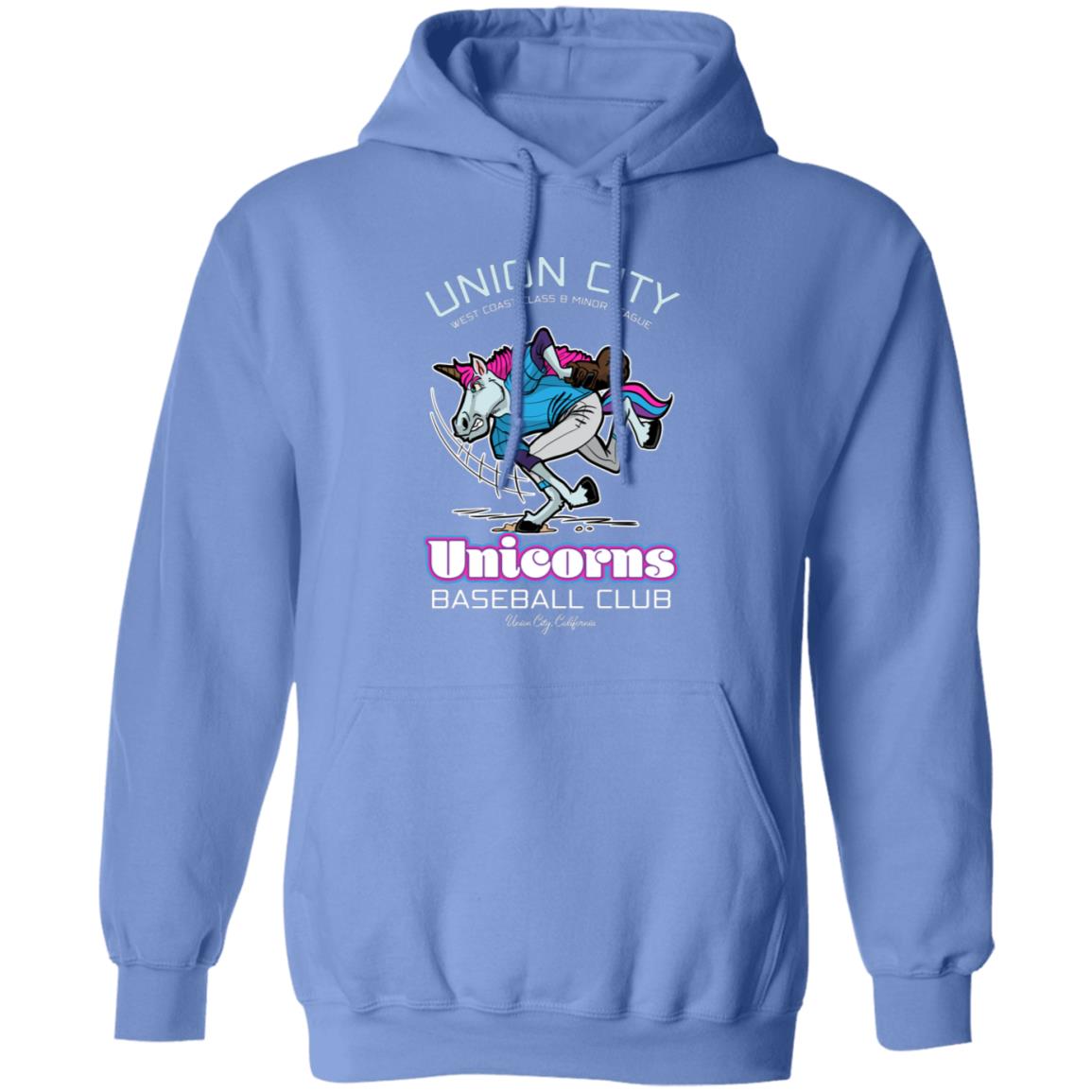 Union City Unicorns Minor League Baseball Team Pullover Hoodie