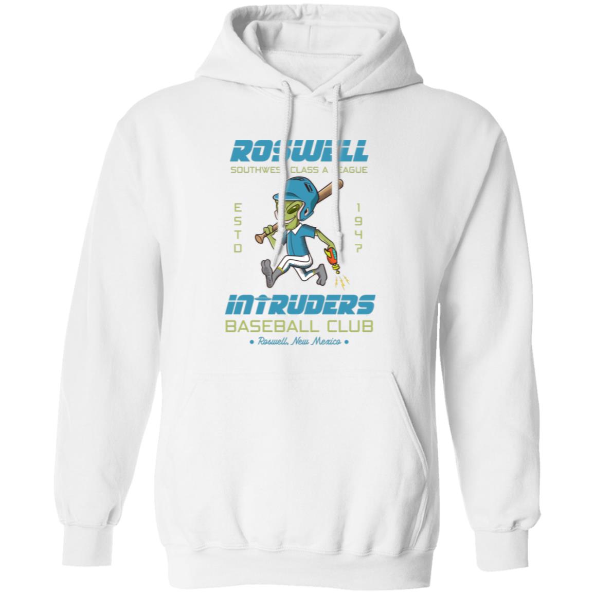 Roswell Intruders Retro Minor League Baseball Team-Unisex Premium Hoodie