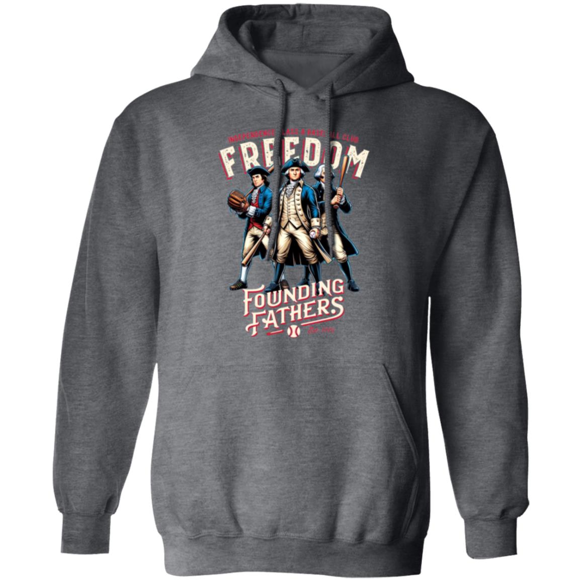 Freedom Founding Fathers Retro Minor League Baseball Team-Unisex Premium Hoodie