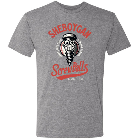 Sheboygan Screwballs Baseball Team Triblend T-Shirt