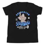 Bremerton Bigfoots Black Youth Mascot Shirt – Bella Canvas Flat Lay
