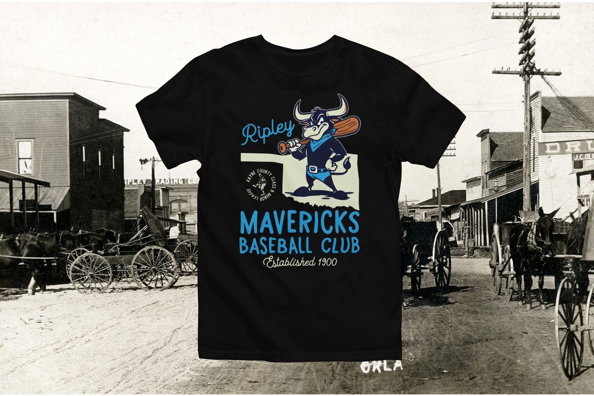 retro minor league baseball team t-shirts