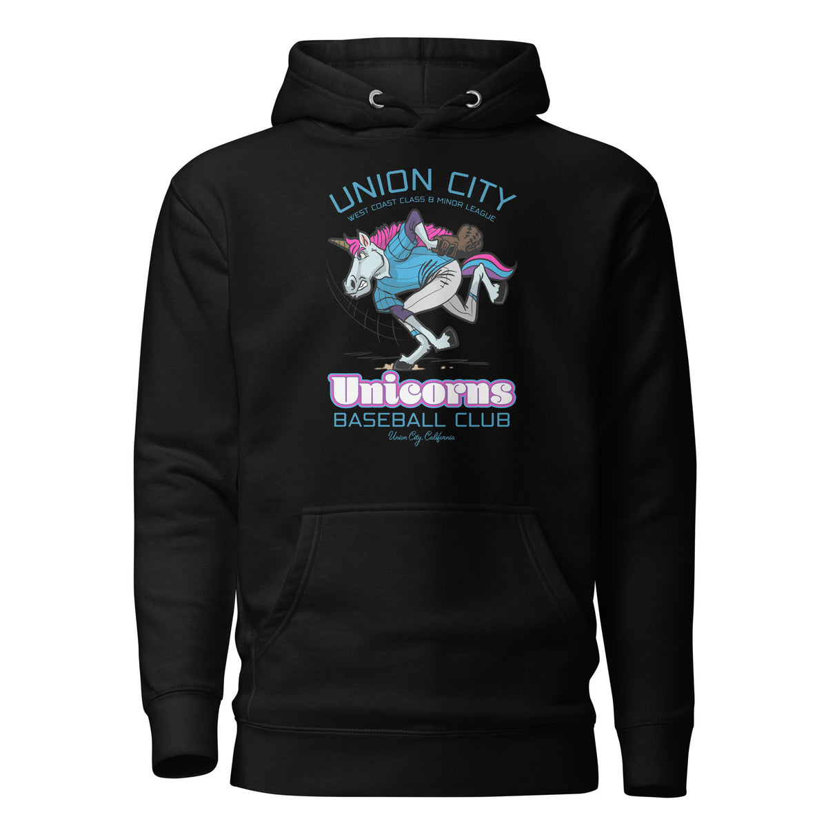 Union City Unicorns Retro Minor League Baseball Team-Unisex Hoodie