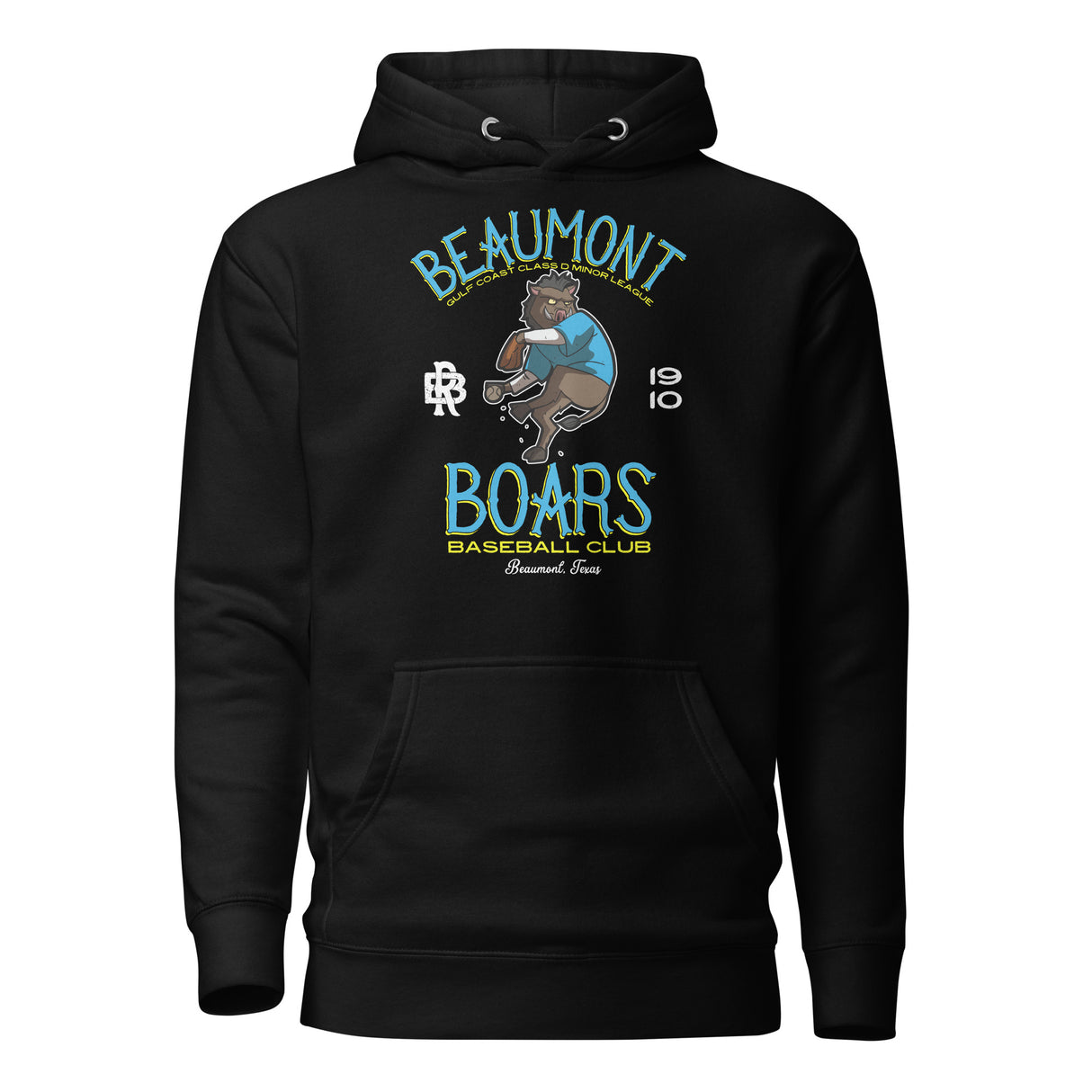 Beaumont Boars Retro Minor League Baseball Team-Unisex Hoodie