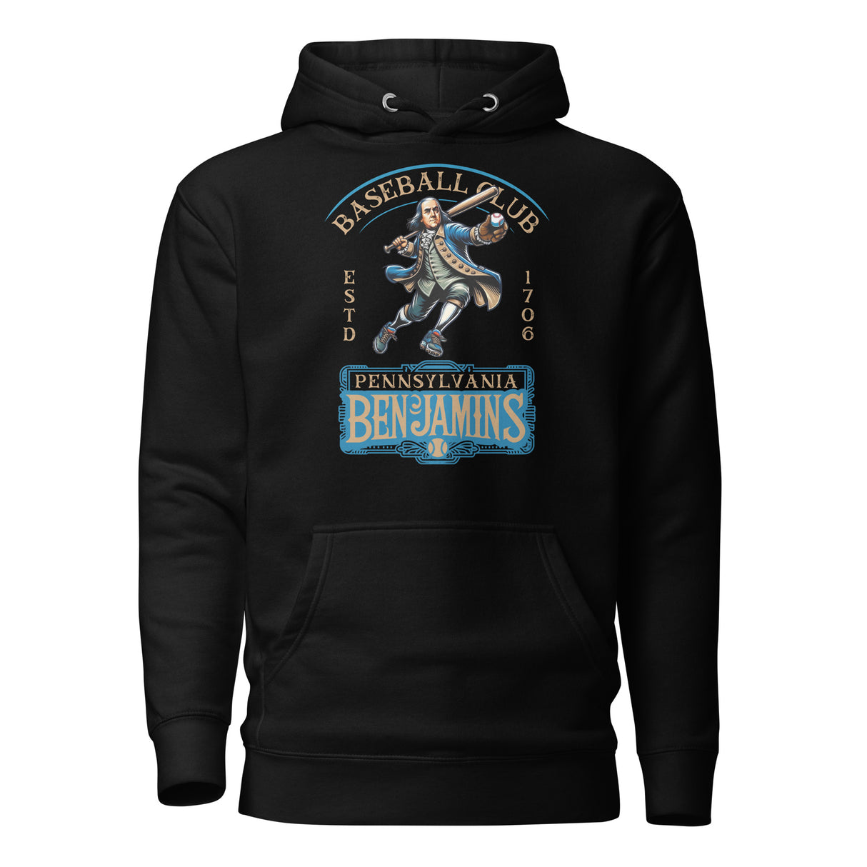 Pennsylvania Benjamins Retro Minor League Baseball Team-Unisex Hoodie