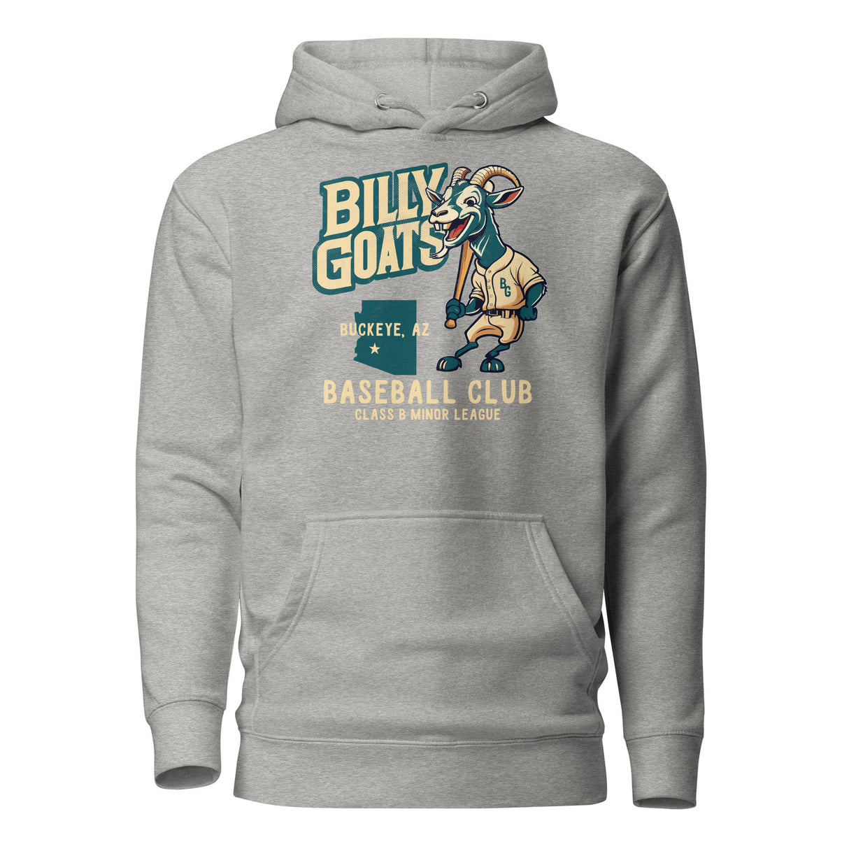 Buckeye Billy Goats Retro Minor League Baseball Team Unisex Hoodie - outfieldoutlaws