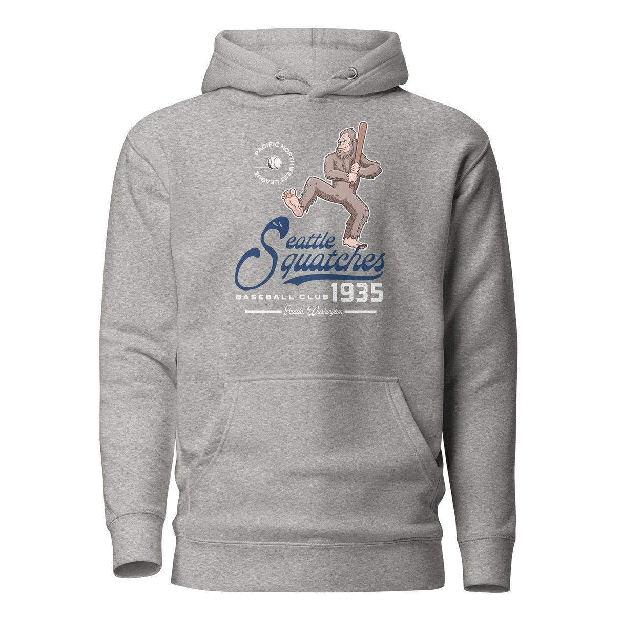 Seattle Squatches Retro Minor League Baseball Team-Unisex Hoodie