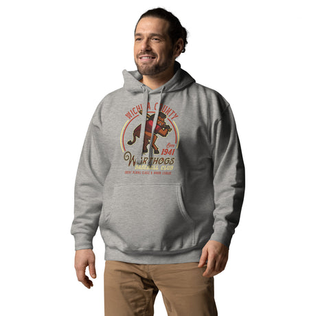 Wichita County Warthogs Retro Minor League Baseball Team-Unisex Hoodie