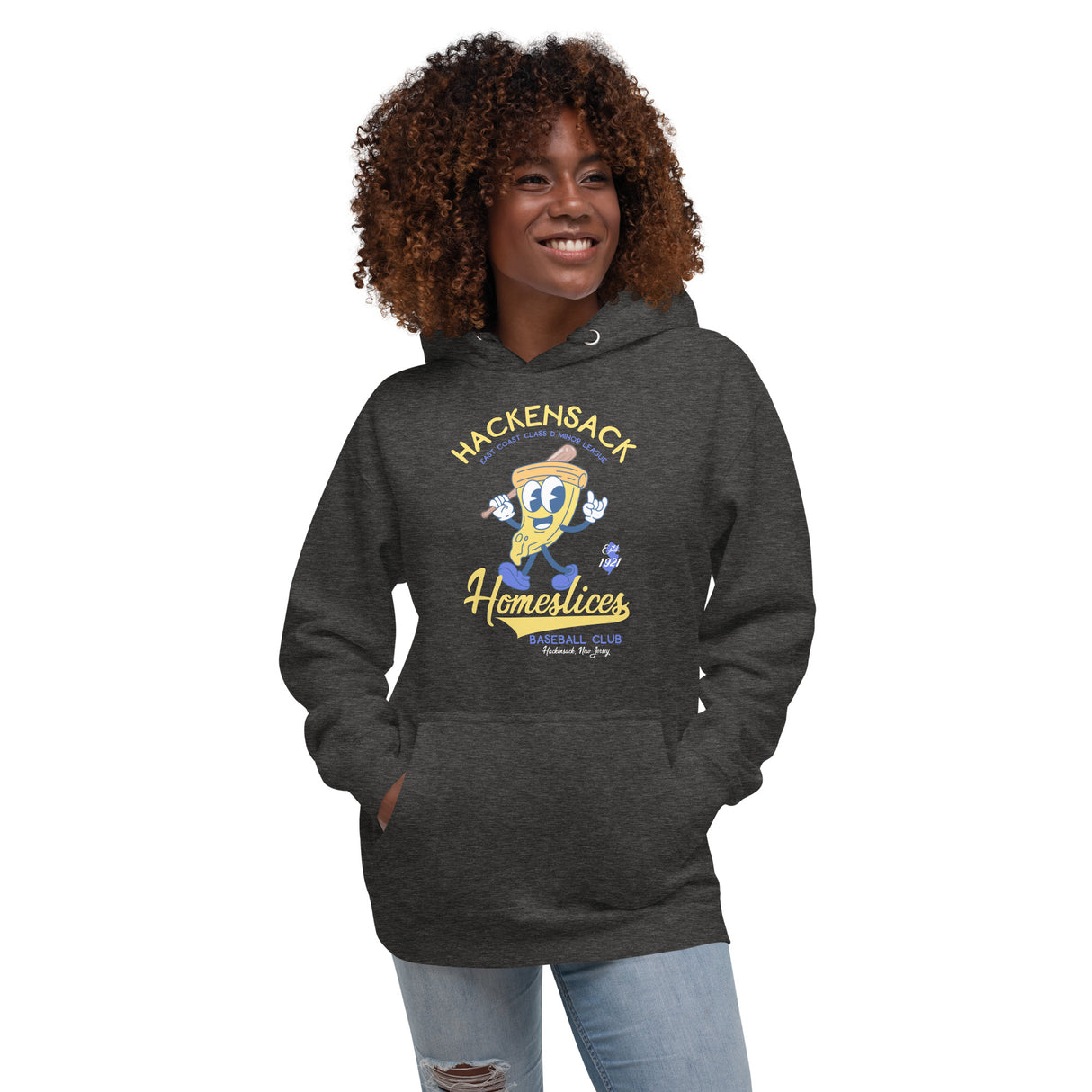 Hackensack Homeslices Retro Minor League Baseball Team-Unisex Hoodie