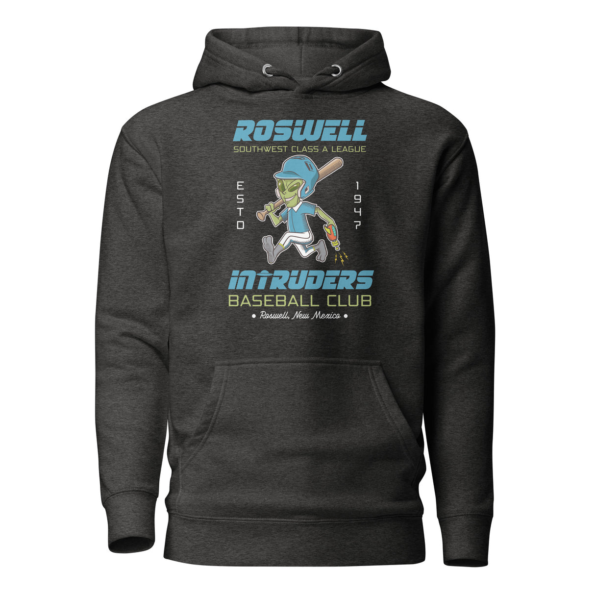 Roswell Intruders Retro Minor League Baseball Team-Unisex Hoodie