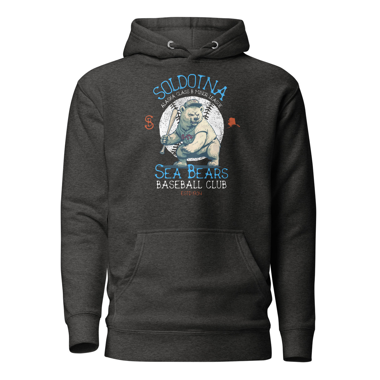 Soldotna Sea Bears Retro Minor League Baseball Team Unisex Hoodie - outfieldoutlaws