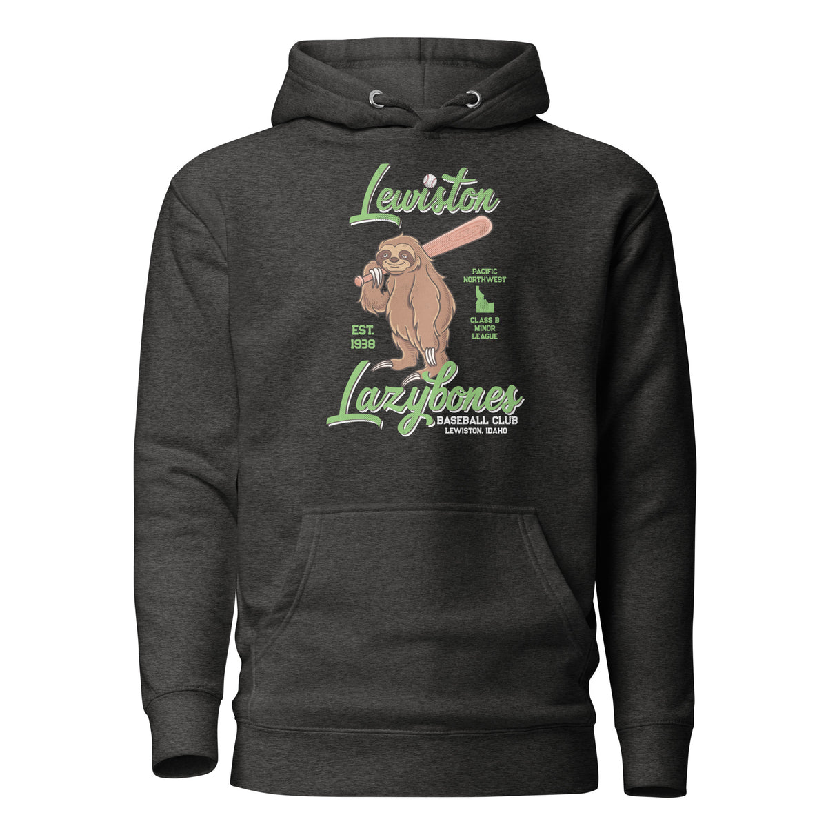 Lewiston Lazybones Retro Minor League Baseball Team-Unisex Hoodie