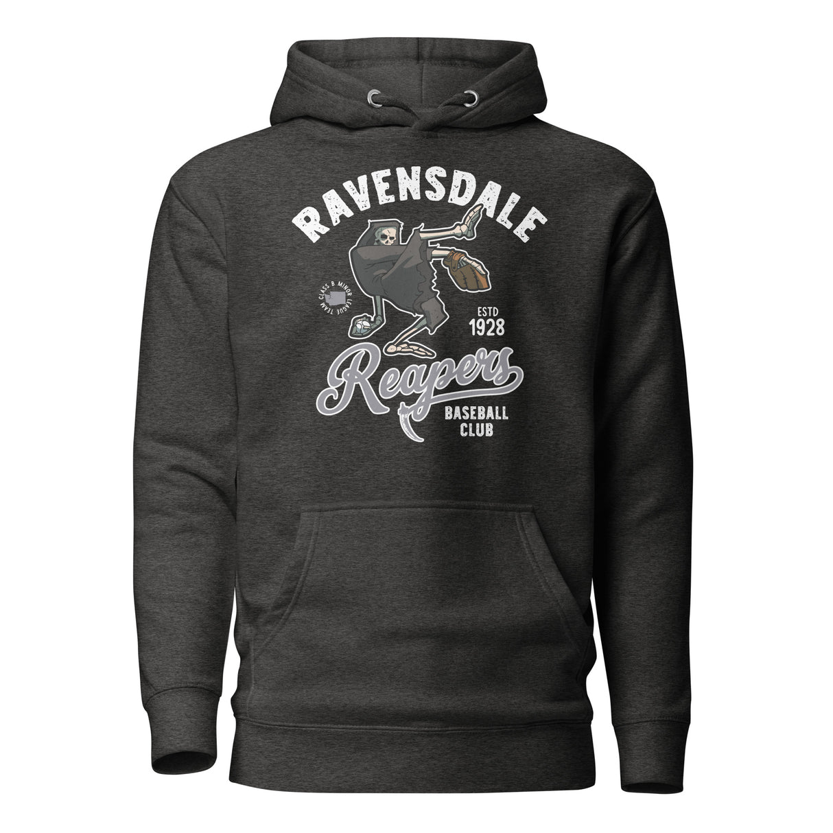 Ravensdale Reapers Retro Minor League Baseball Team-Unisex Hoodie