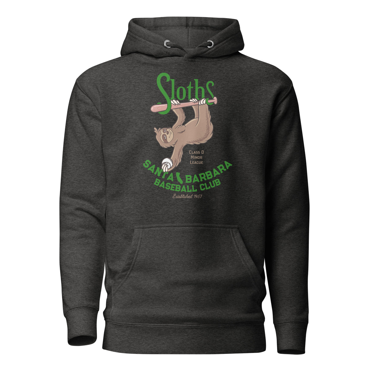 Santa Barbara Sloths Retro Minor League Baseball Team-Unisex Hoodie