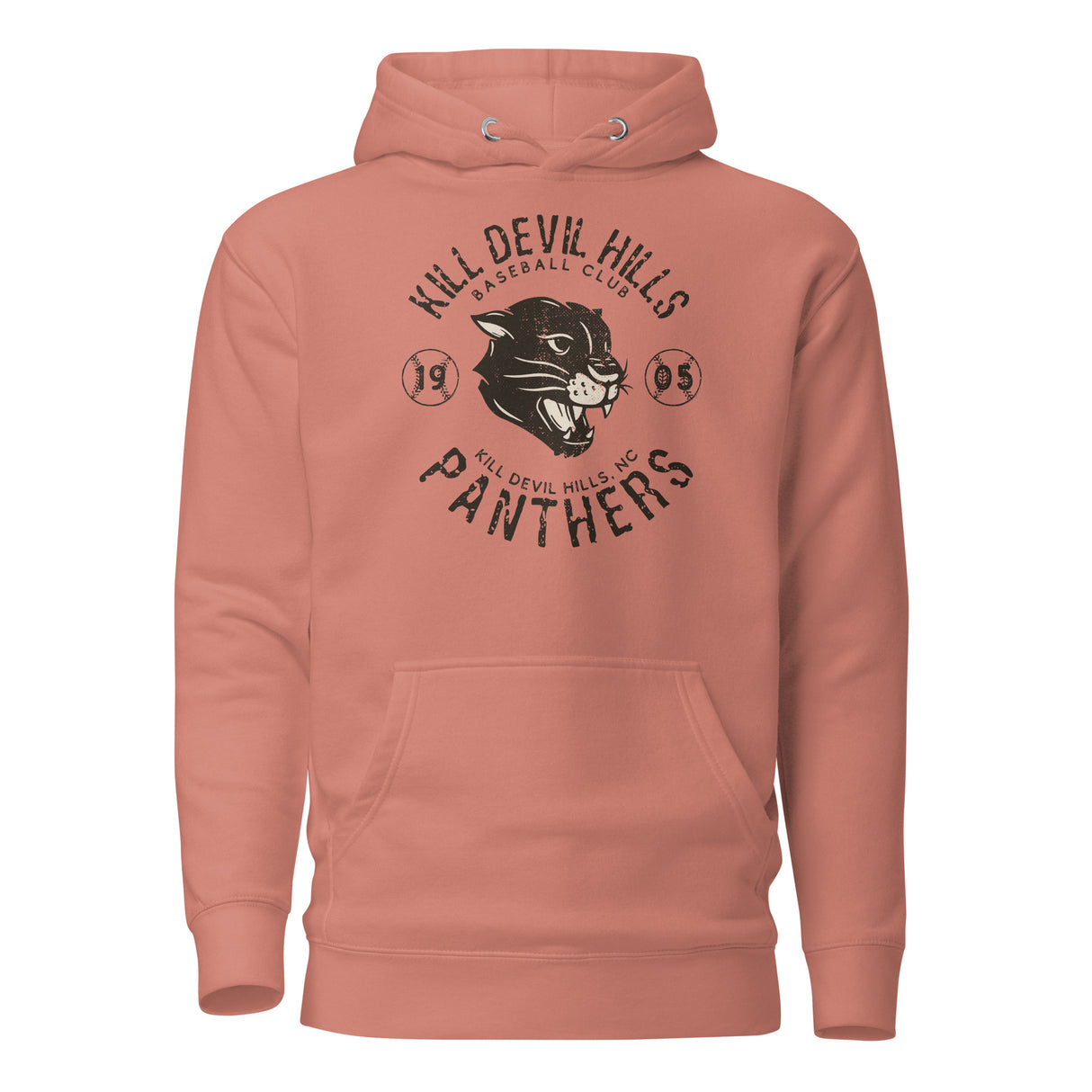 Kill Devil Hills Panthers Retro Minor League Baseball Team-Unisex Hoodie