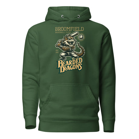 Broomfield Bearded Dragons Retro Minor League Baseball Team Unisex Hoodie - outfieldoutlaws