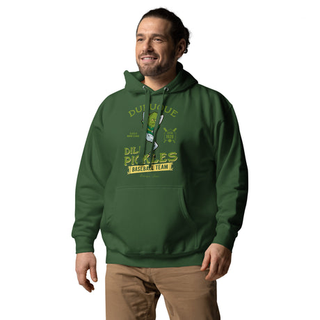 Dubuque Dill Pickles Retro Minor League Baseball Team-Unisex Hoodie