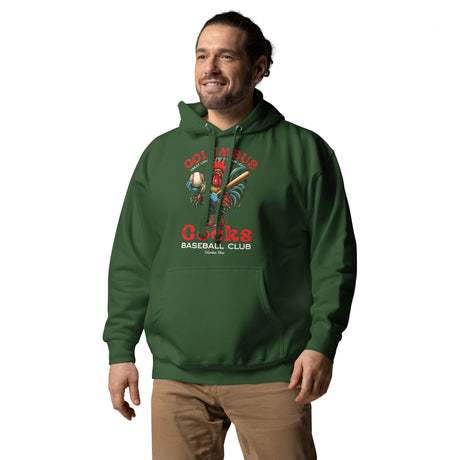 Columbus Cocks Retro Minor League Baseball Team-Unisex Hoodie