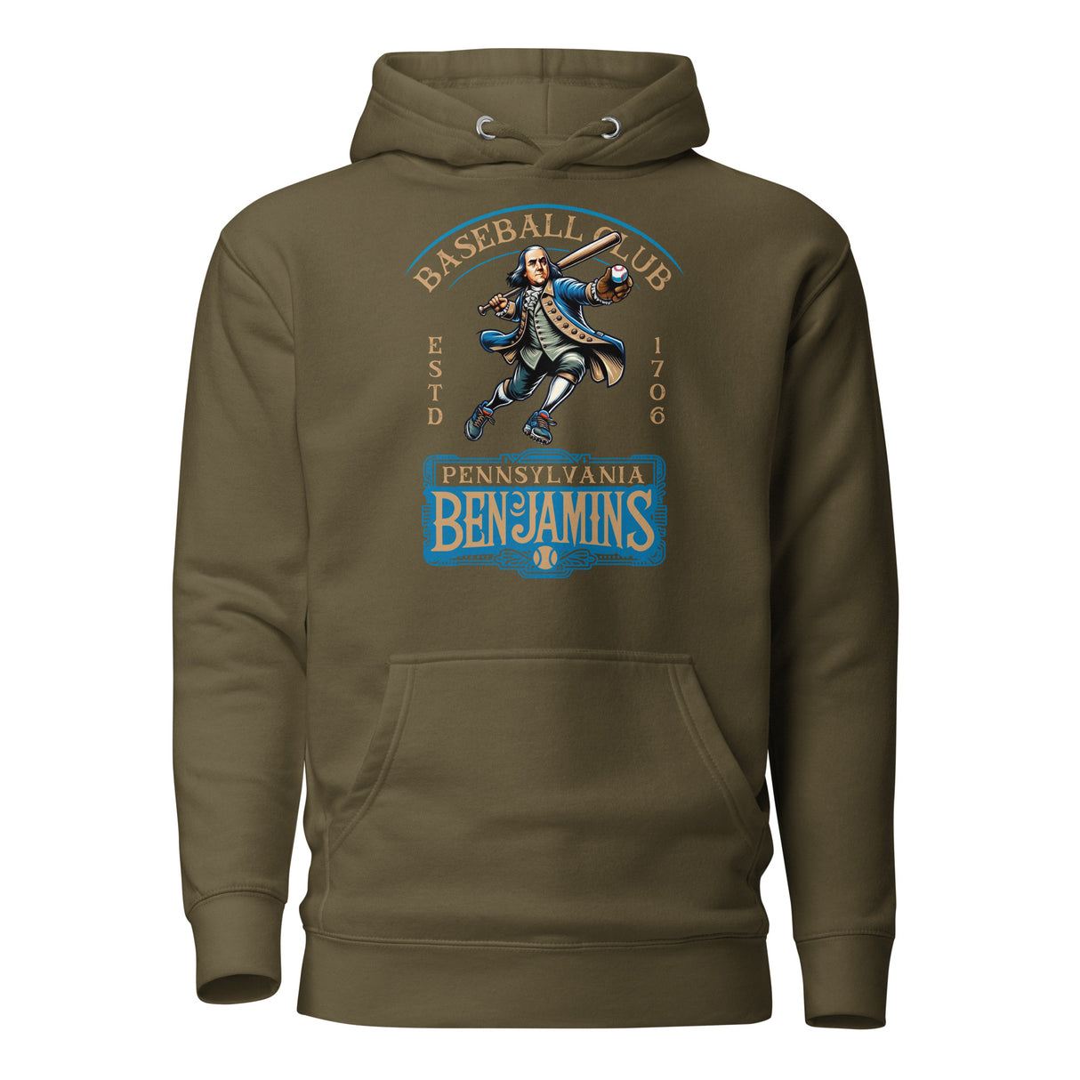 Pennsylvania Benjamins Retro Minor League Baseball Team-Unisex Hoodie