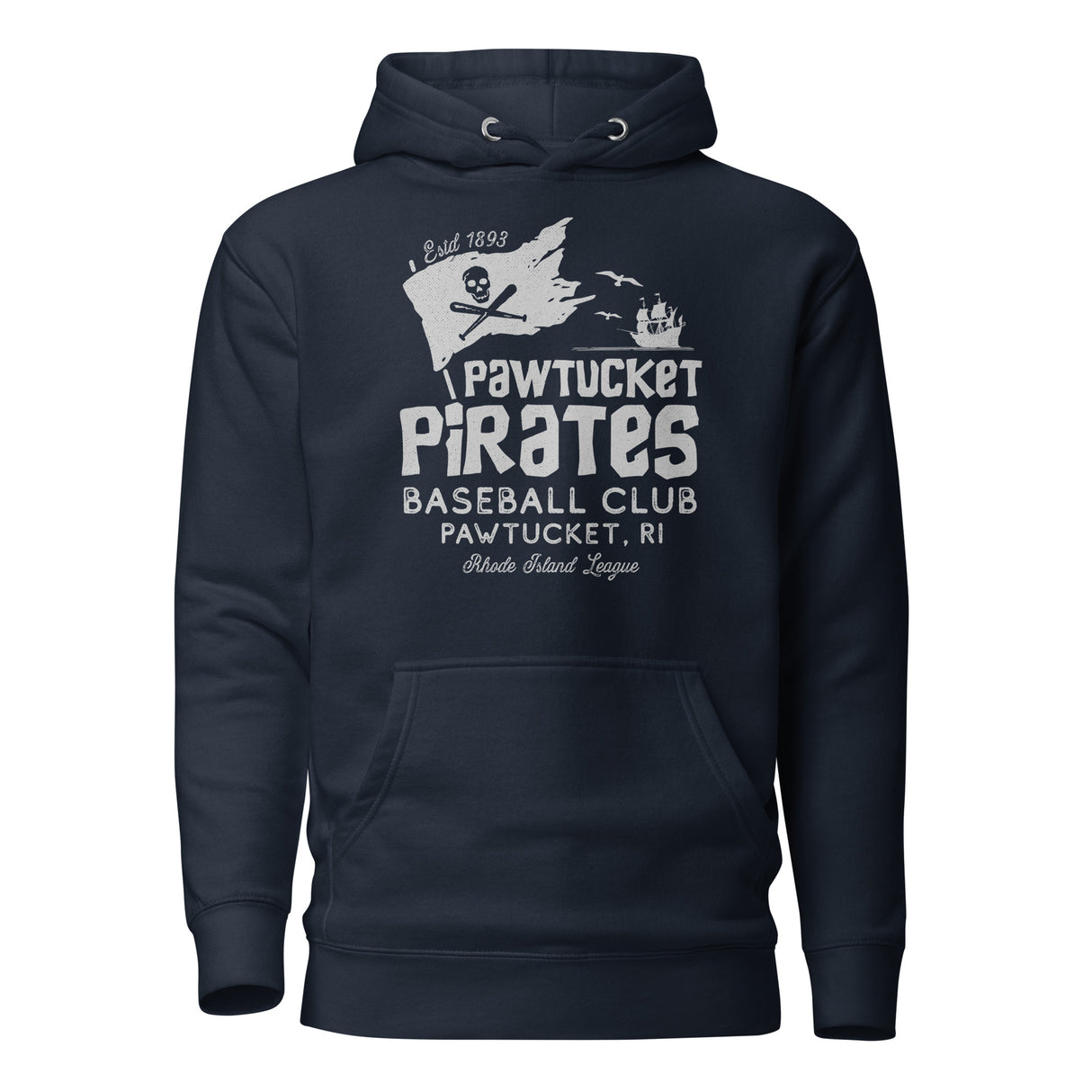 Pawtucket Pirates Retro Minor League Baseball Team-Unisex Hoodie