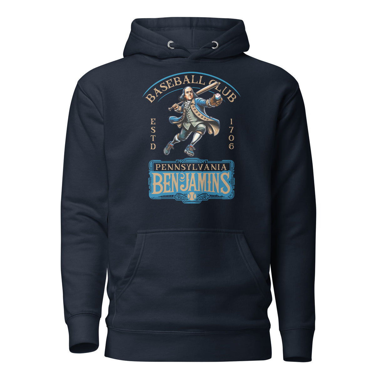 Pennsylvania Benjamins Retro Minor League Baseball Team-Unisex Hoodie